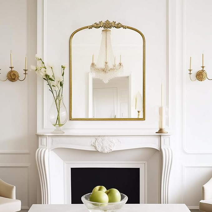 WallBeyond Gold Vintage Mirror - Image 3