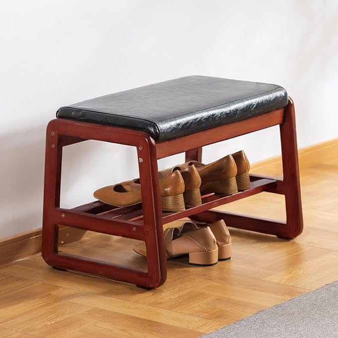 latifolia Solid Wood Bench, Entryway Shoe Bench by Latifolia