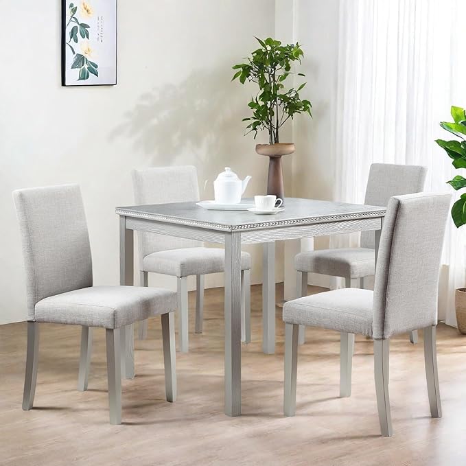 Dining Table Set for 4, 5-Piece Dining Room Table Set by Outdoorchairs