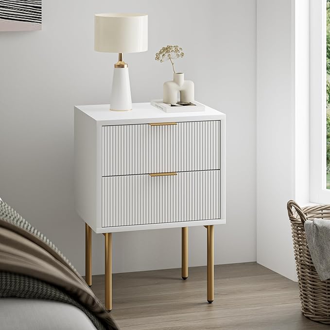 Masupu Nightstand, Mid-Century Modern Bedside Table - Image 3