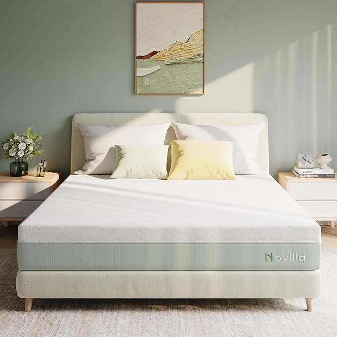 Novilla Twin Mattress, 10 Inch Gel Memory Foam Mattress by Novilla