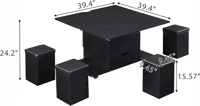 Merax Multi-Functional Lift-Top Coffee Table - Image 6