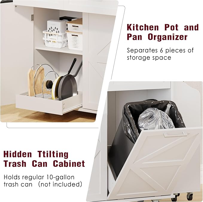 Ball & Cast Farmhouse Kitchen Island - Image 7
