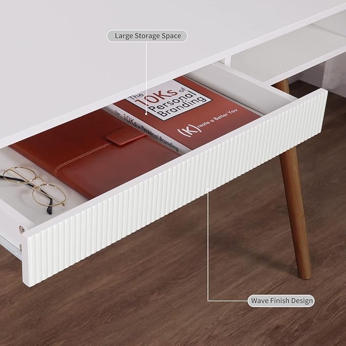 Artswish White Writing Desk - Image 4