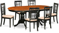 East West Furniture PLNI7-BCH-C 7 Piece Dining Room Furniture Set Consist of an by EastWestFurniture