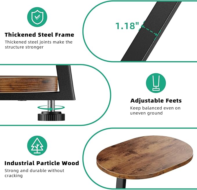 Side Table, Small End Table - Image 8