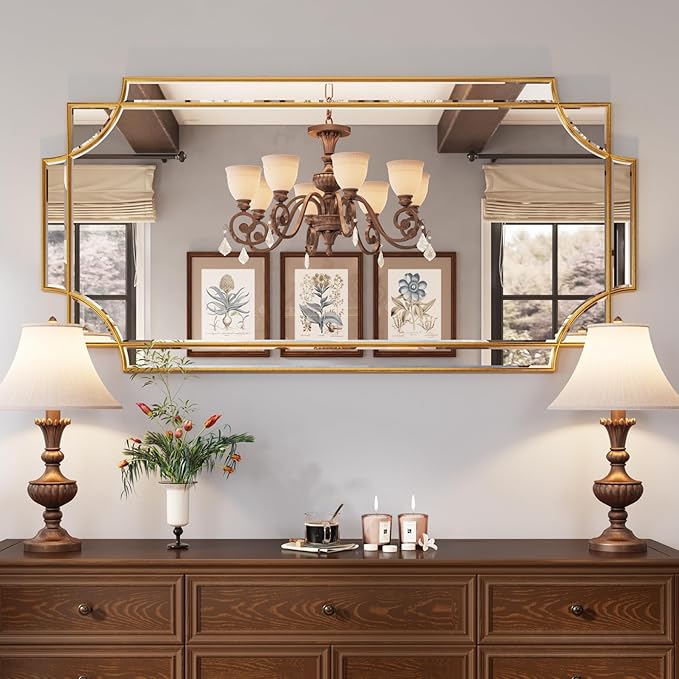 Kelly Miller 24"x48" Large Gold Mirror - Image 2
