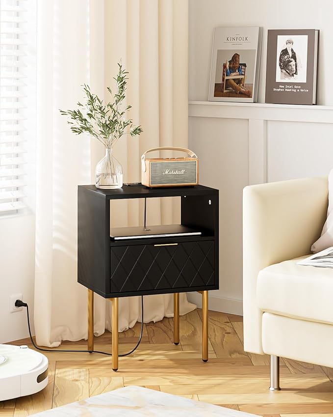 Nightstand, Small Bedside Table - Image 5