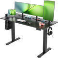 Seang Electric Standing Desk Adjustable Height, 55 x 24 Inch Sit Stand Desk by Unknown