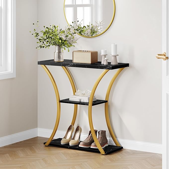 Hoctieon 3 Tier Console Table by Hoctieon