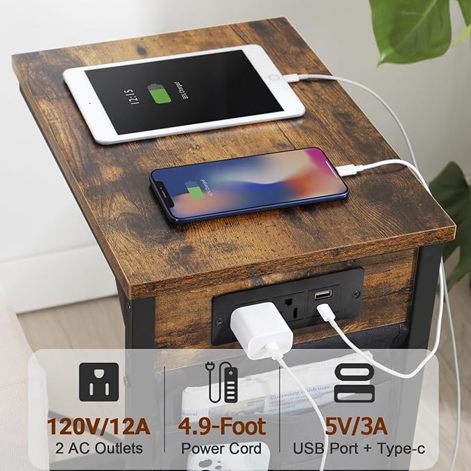 AMHANCIBLE C Shaped End Table - Image 4