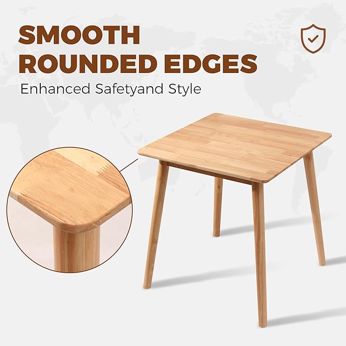 OGMILL 27.6" Small Square Dining Table - Image 5
