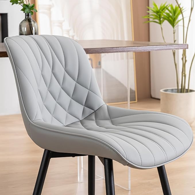 YOUNUOKE Dining Chairs Set of 2 Mid Century Modern Kitchen Chair Comfortable - Image 7