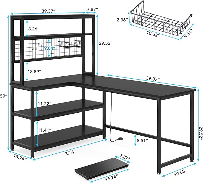 Tribesigns 55" Large Computer Desk - Image 2