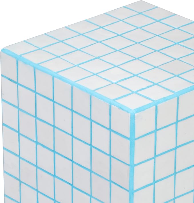 JONATHAN Y END2000E Callista 18" Modern Bohemian Ceramic Tiled Rectangle End - Image 5