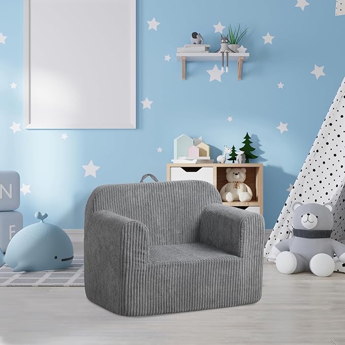 Getifun Foam Kids Sofa Chair, Comfy Toddler Couch, Soft Toddler Armchair - Image 7