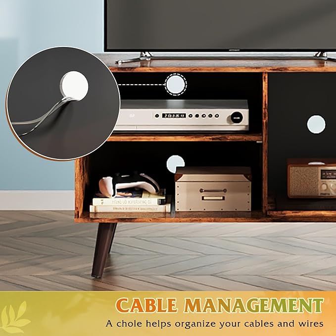 WLIVE TV Stand for 40 Inch TVs, Small Entertainment Center - Image 7
