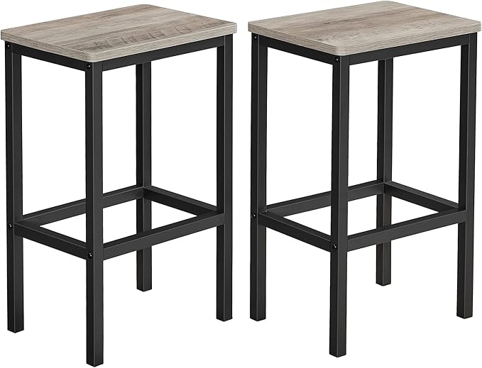 VASAGLE Bar Stools, Kitchen Breakfast Bar Stools by VASAGLEbySONGMICSHOME