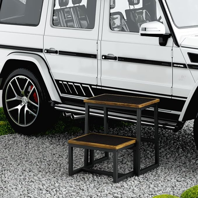 Step Stool for Adults, Holds up to 500Lb, 3 in1 Heavy Duty Sturdy Two - Image 8
