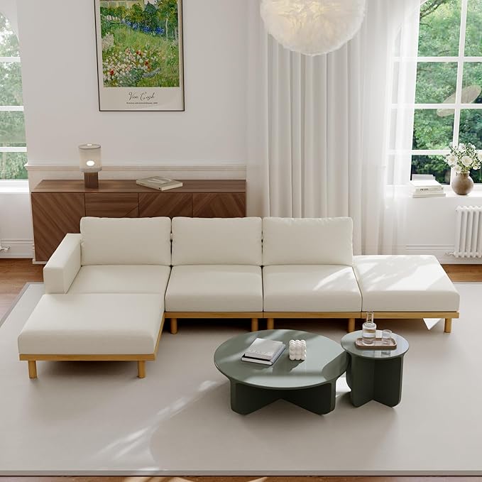 Acanva Minimalist Modular Sectional Sofa - Image 2
