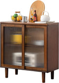 Tiita Bamboo Sideboard Buffet Cabinet, Rattan Kitchen Storage Cabinet, Boho by TiitaHome
