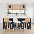 Vienna Modern Counter Height Swivel Bar Stool by ArmenLiving