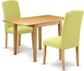 East West Furniture NDEN3-OAK-07 3 Piece Dinette Set by EastWestFurniture