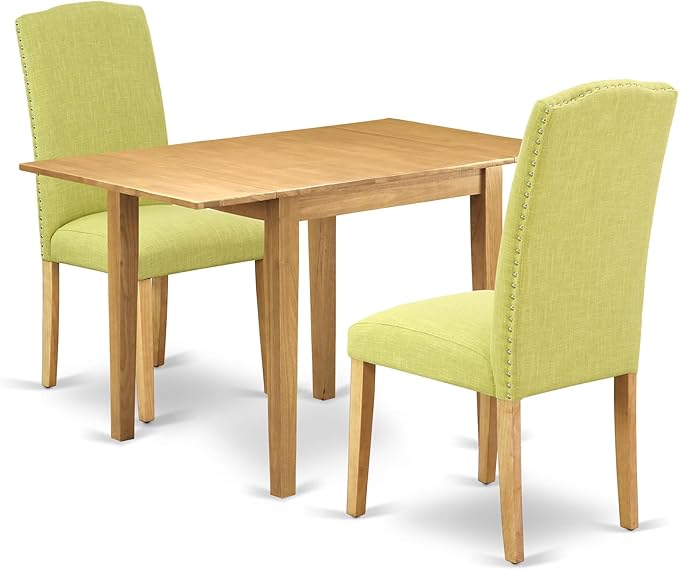 East West Furniture NDEN3-OAK-07 3 Piece Dinette Set by EastWestFurniture