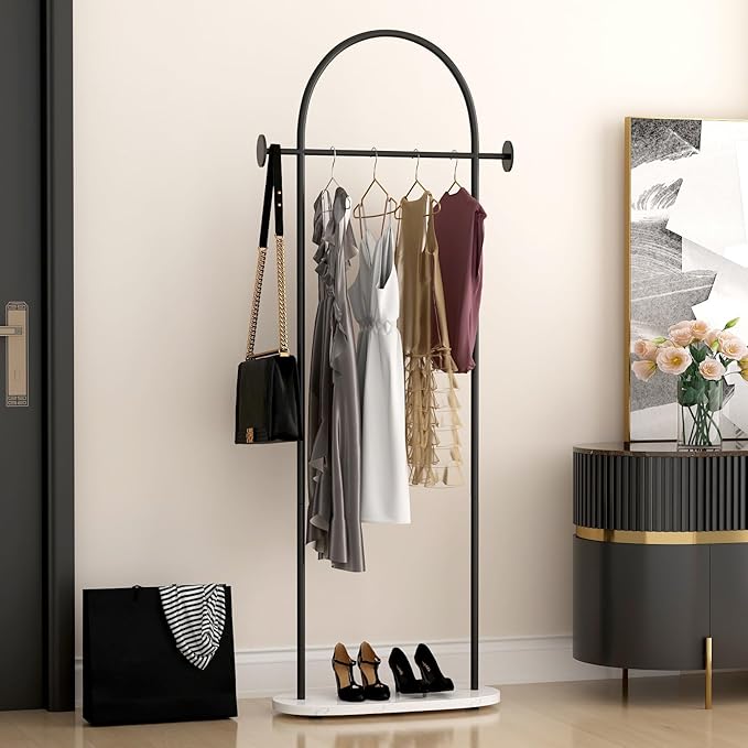 Black Clothing Racks, Modern Industrial Clothes Rack by KADIGANG