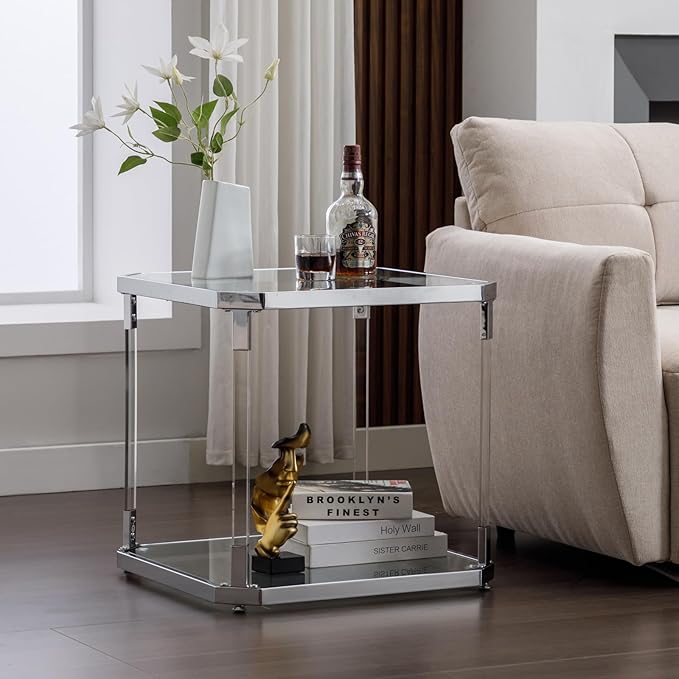 Glass Top Side Table - Image 8