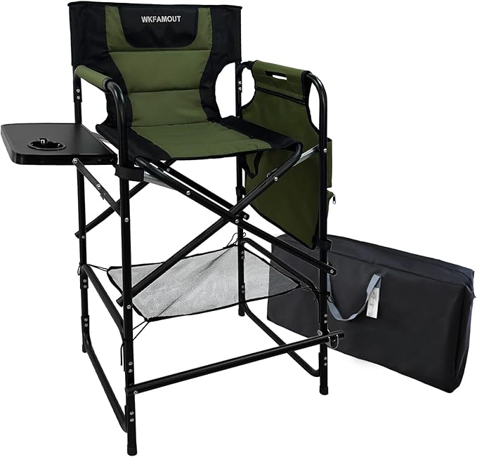 Tall Folding Directors Chair by WKFAMOUTCAMP