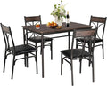 VECELO Kitchen Dining Room Table Set by VECELO