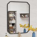Matte Black Bathroom Vanity Mirror by FerytangeHome