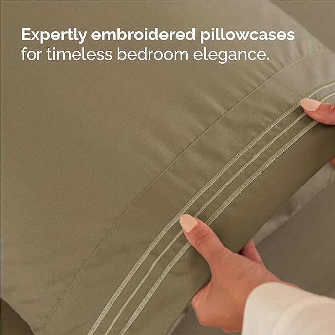 King Size 4 Piece Sheet Set - Image 6