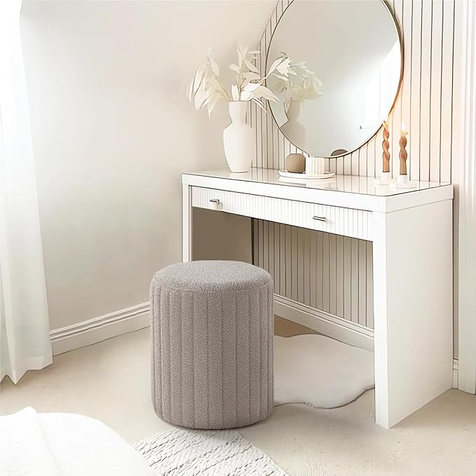 Get Set Style Modern Round Ottoman - Image 4