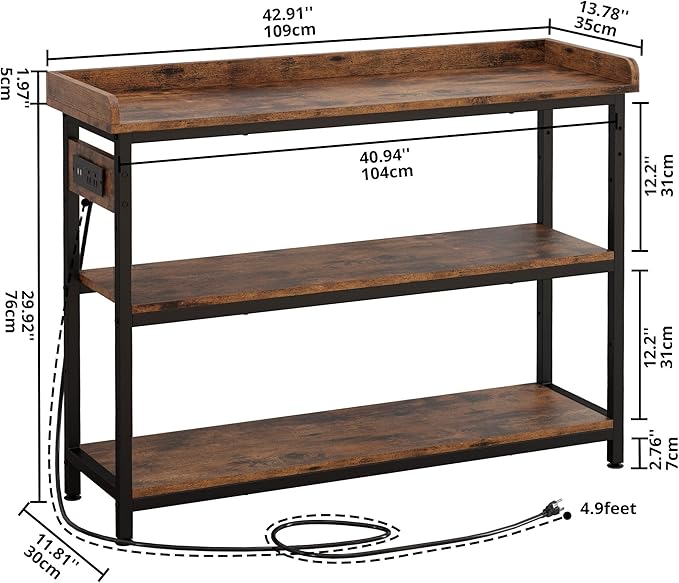 IRONCK Console Table, Sofa Table - Image 3