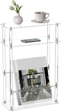 HMYHUM Acrylic Narrow End Table by HMYHUM