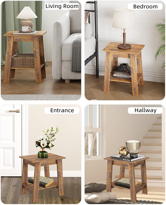 Garvee End Table, Side Table - Image 7