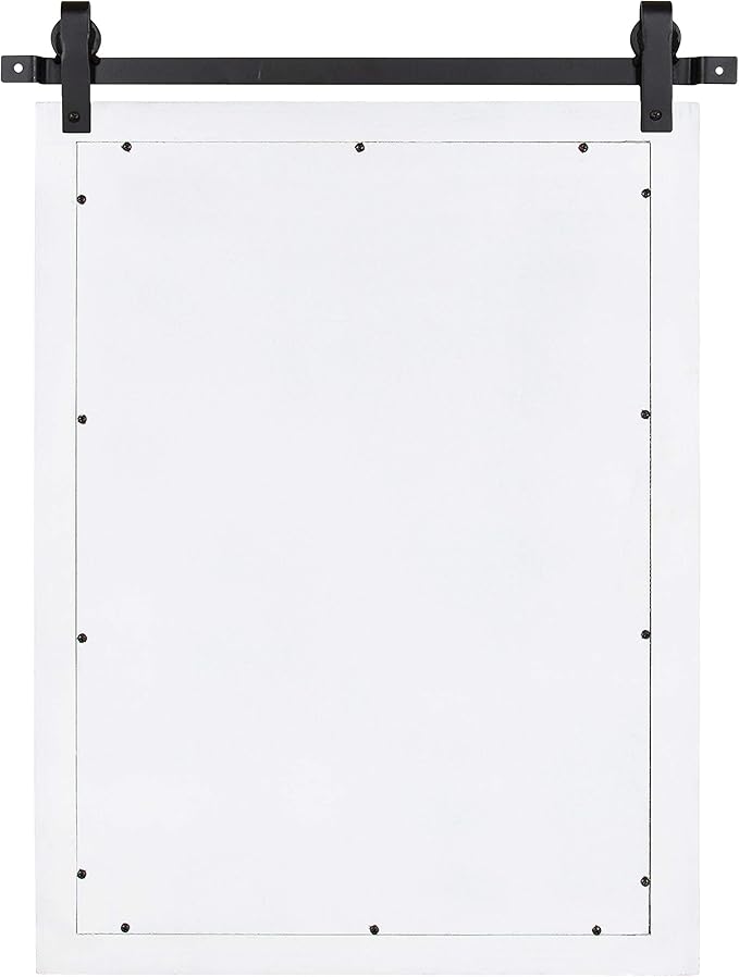Kate and Laurel Cates Farmhouse Wood Framed Wall Mirror, 18 x 26, Barn - Image 5