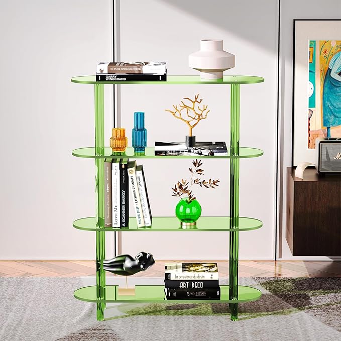 Clear Bookshelf, Acrylic Bookcase - Image 7