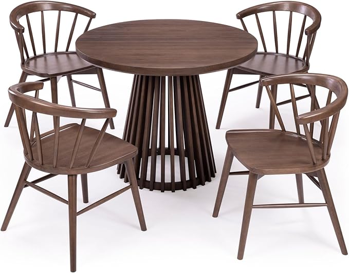 Plank+Beam Lido Round Dining Table, Minimalist Kitchen Table - Image 7