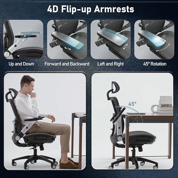 COLAMY Ergonomic Mesh Office Chair - Image 7