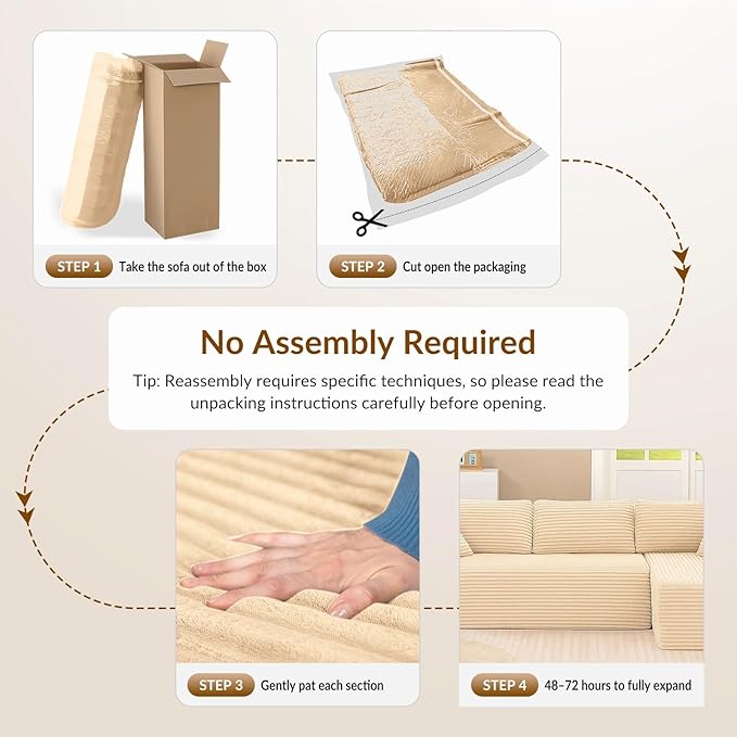 COMHOMA 105”Modular Sectional Sofa - Image 9