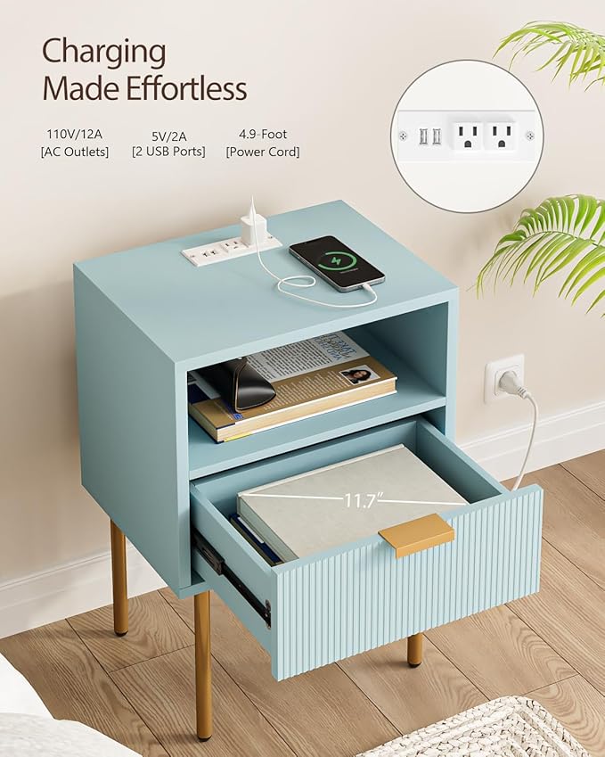 Nightstand, Morden Bedside Table - Image 3