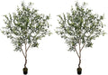 Artificial Olive Tree 7ft Tall, Faux Olive Tree Indoor Artificial Tree by AfanD