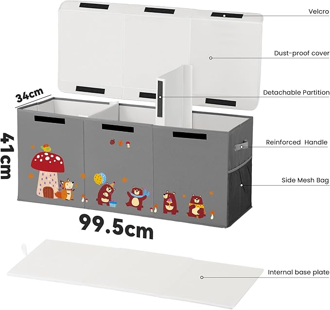 120L Large Toy Storage Box - Image 4