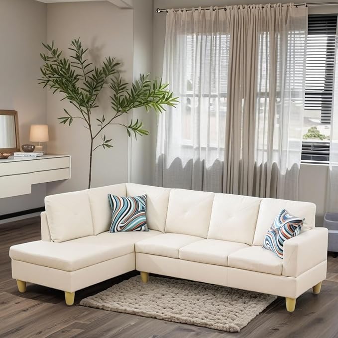 L-Shaped Sectional Sofa, Modern Sectional Couches Home Sofas - Image 3