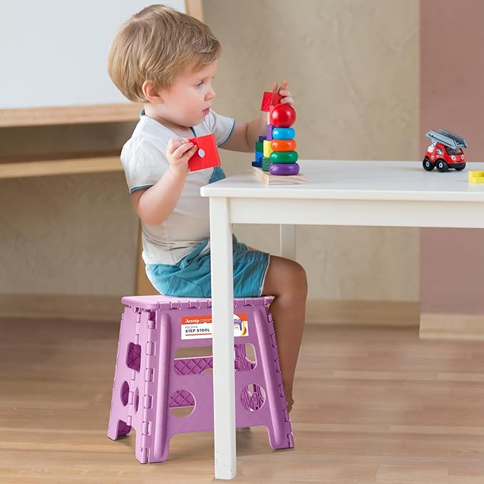 ACSTEP 13 Inch Folding Step Stool, Foldable Step Stools - Image 2