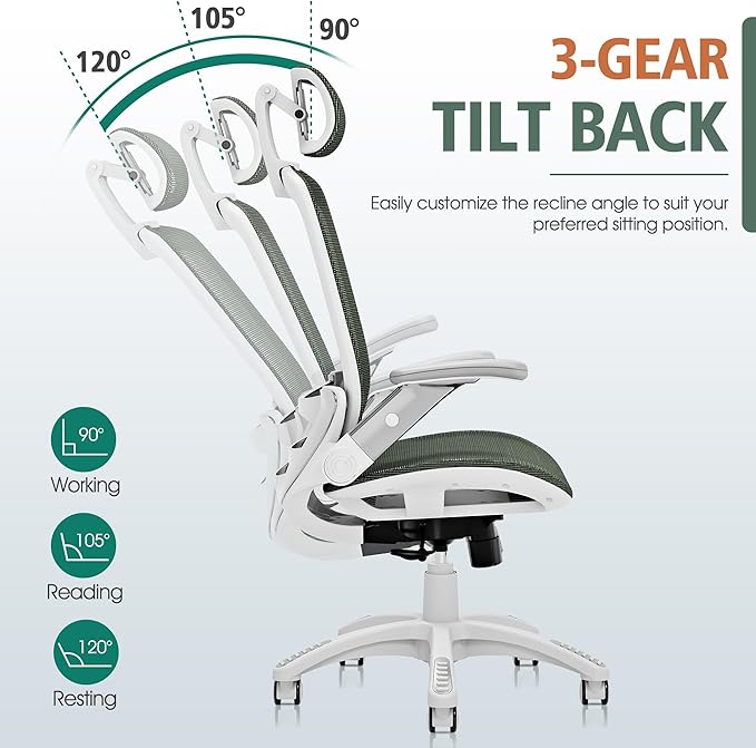 GABRYLLY Ergonomic Office Chair, High Back Home Desk Chair - Image 7
