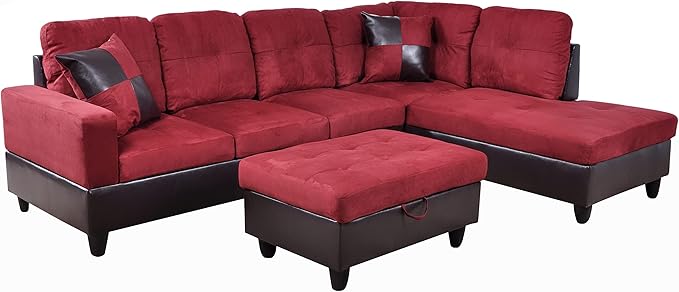 NicBex Sectional Couch 3 Pieces Sofa Set - Image 4